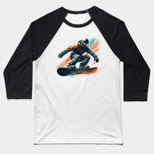 Snowboarding Baseball T-Shirt